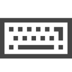 Keyboard O SVG Icon